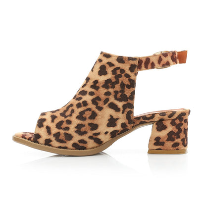 Tiger Printed Sandal - 6 Cm.