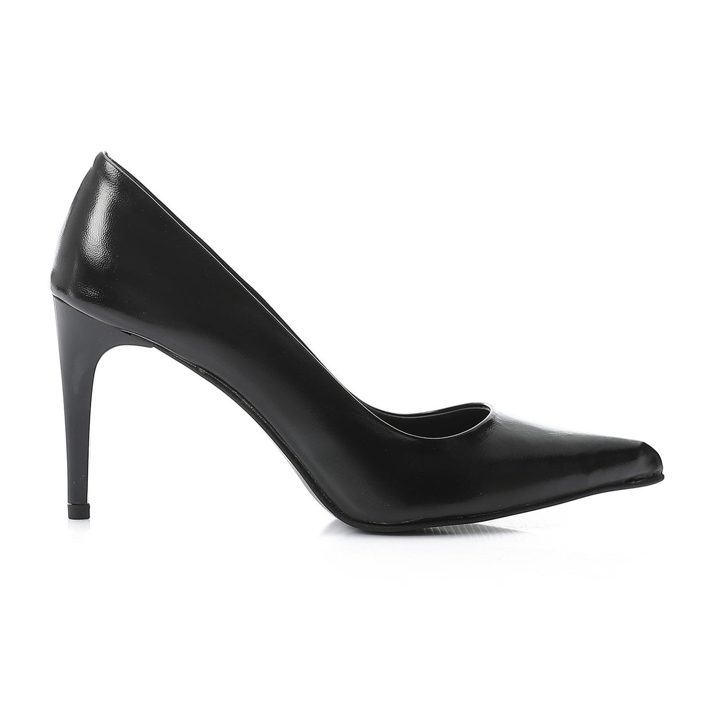 Classic Black Stiletto Pumps - حذاء كلاسيك أسود بكعب رفيع