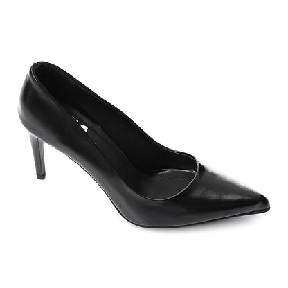 Classic Black Stiletto Pumps - حذاء كلاسيك أسود بكعب رفيع