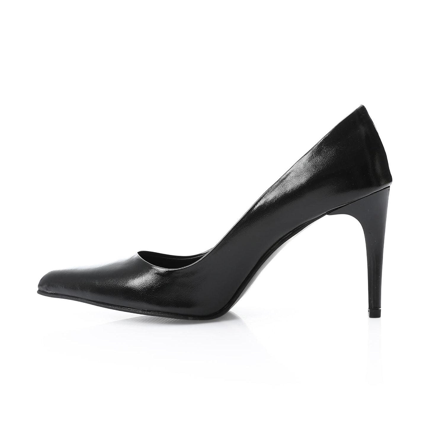 Classic Black Stiletto Pumps - حذاء كلاسيك أسود بكعب رفيع