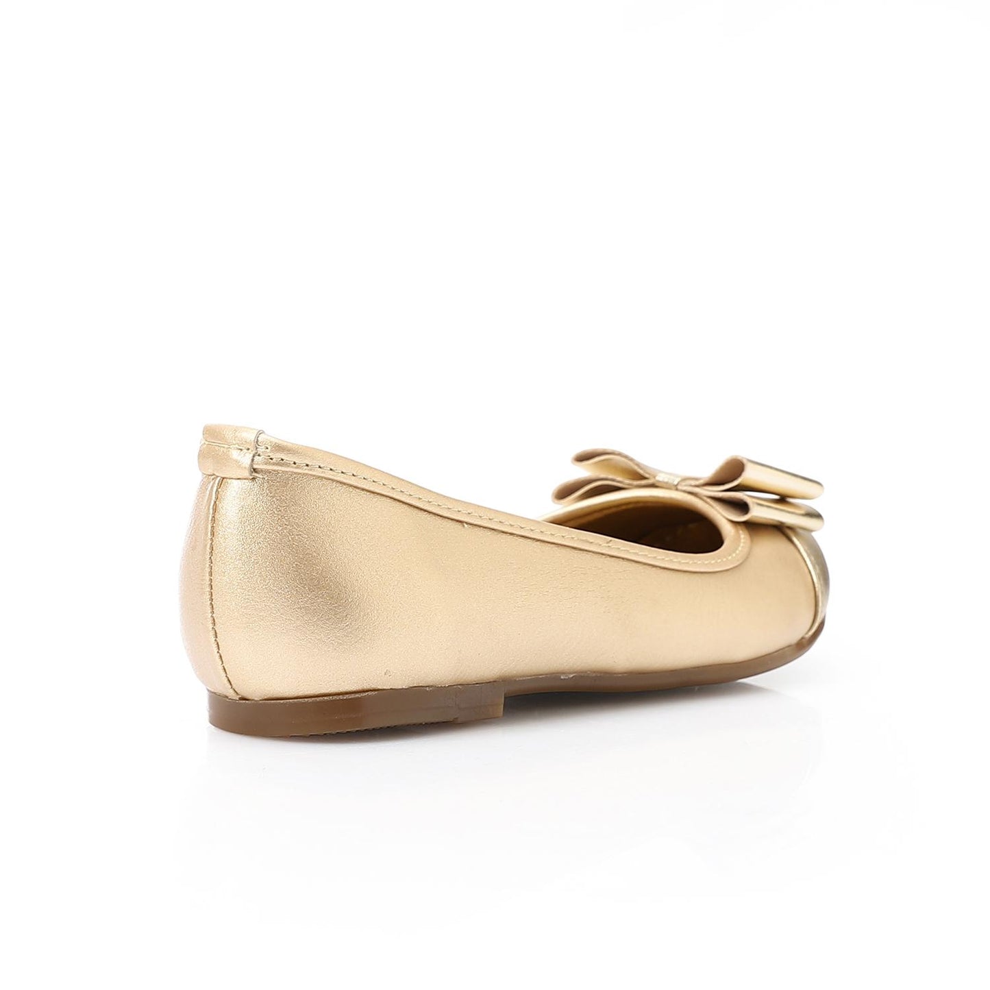 Girls Upper Bow Flat Shoes - حذاء مسطح بفيونكة علوية للبنات