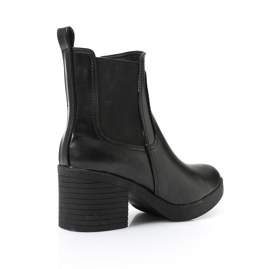 Leather Ankle Boot - 5 CM.
