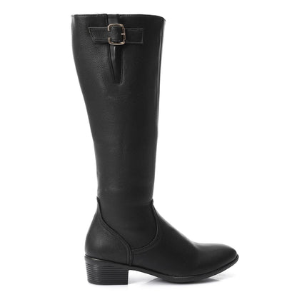Classic Black Long Boot - بوت طويل كلاسيك أسود