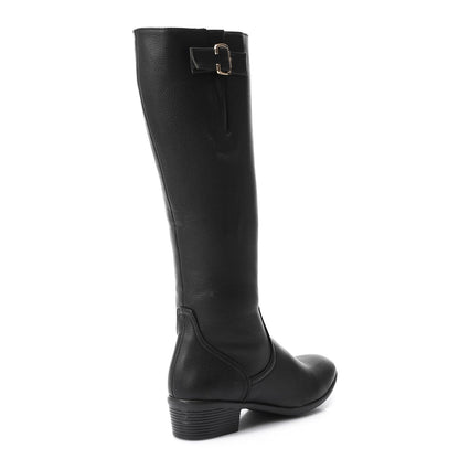 Classic Black Long Boot - بوت طويل كلاسيك أسود