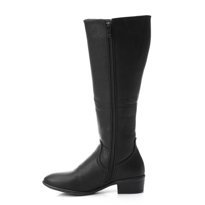 Classic Black Long Boot - بوت طويل كلاسيك أسود