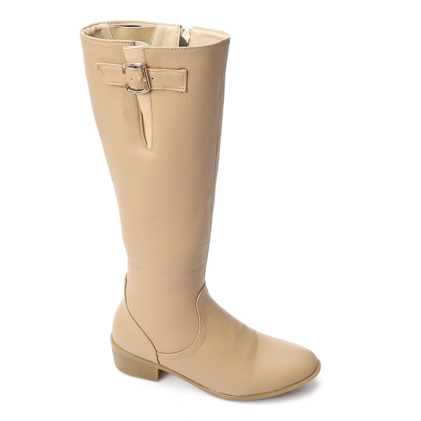 Classic Beige Long Boot - بوت طويل كلاسيك بيج