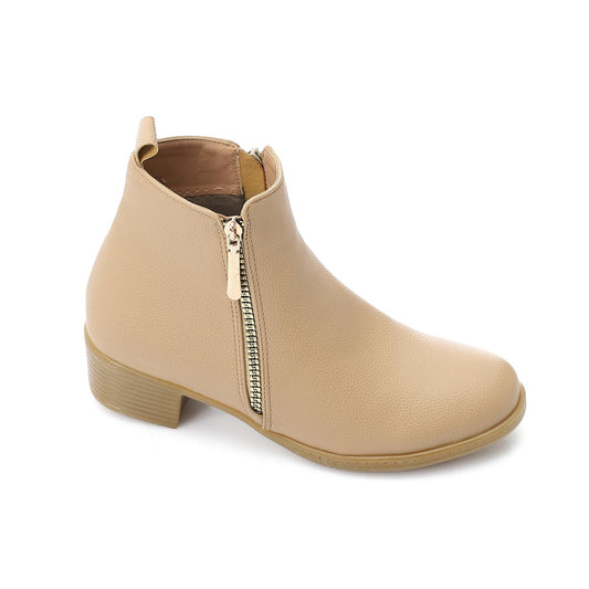 Classic Beige Half Boots