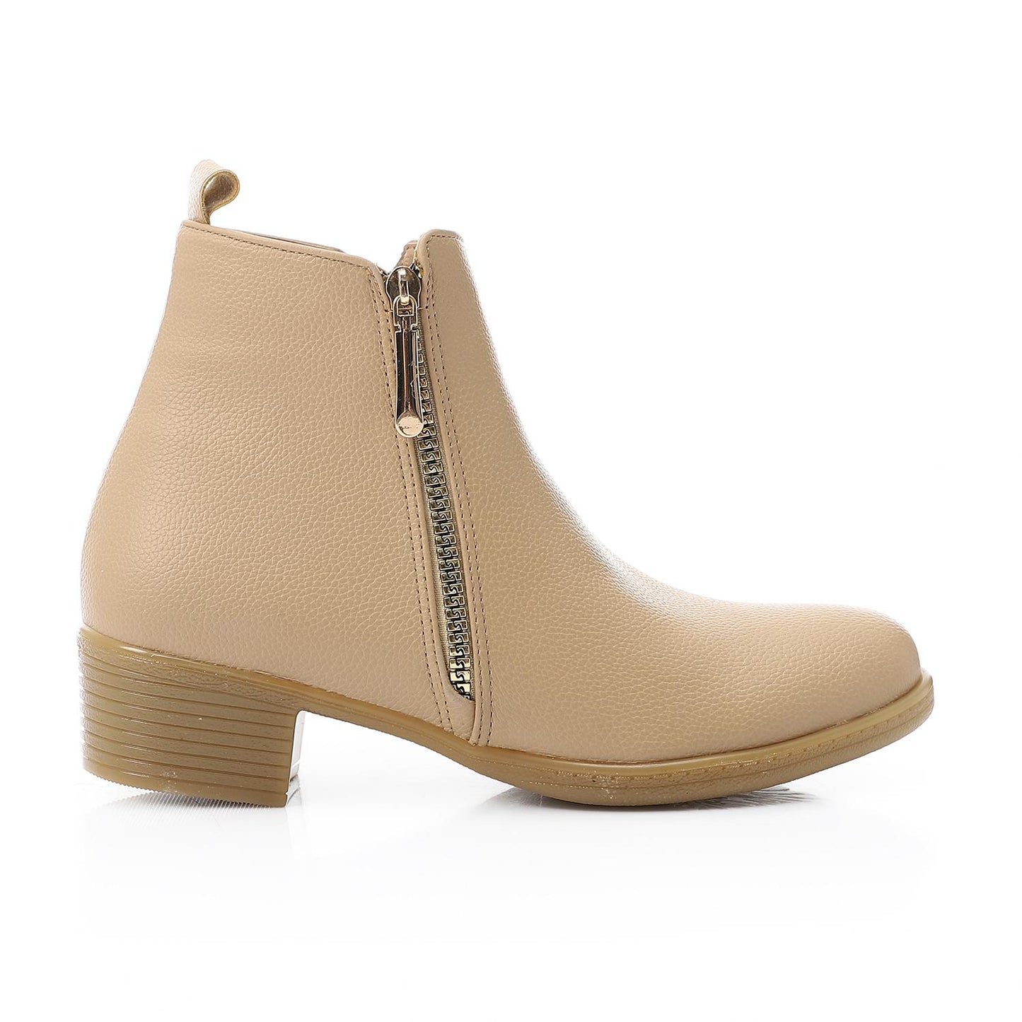 Classic Beige Half Boots