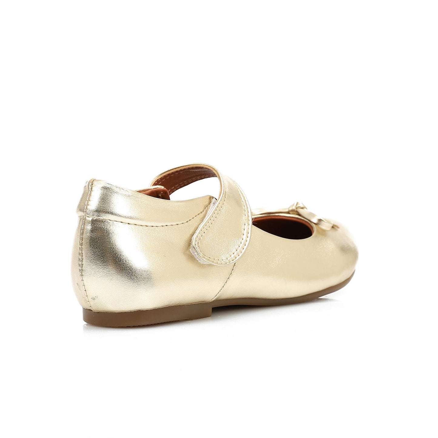 Girls Leather Soft Shoes with Bow