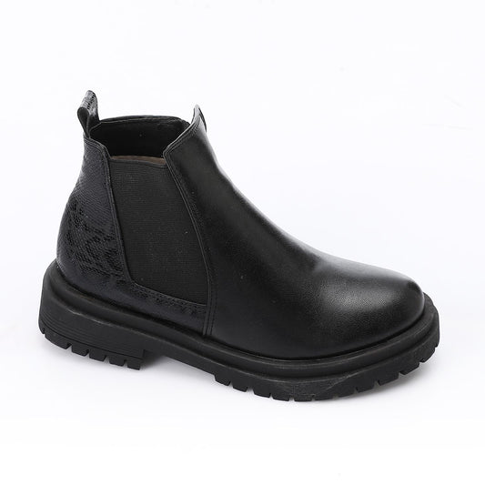 Leather Ankle Boot - 6 CM.