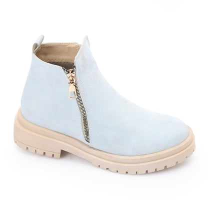 Side Zipper Ankle Boot