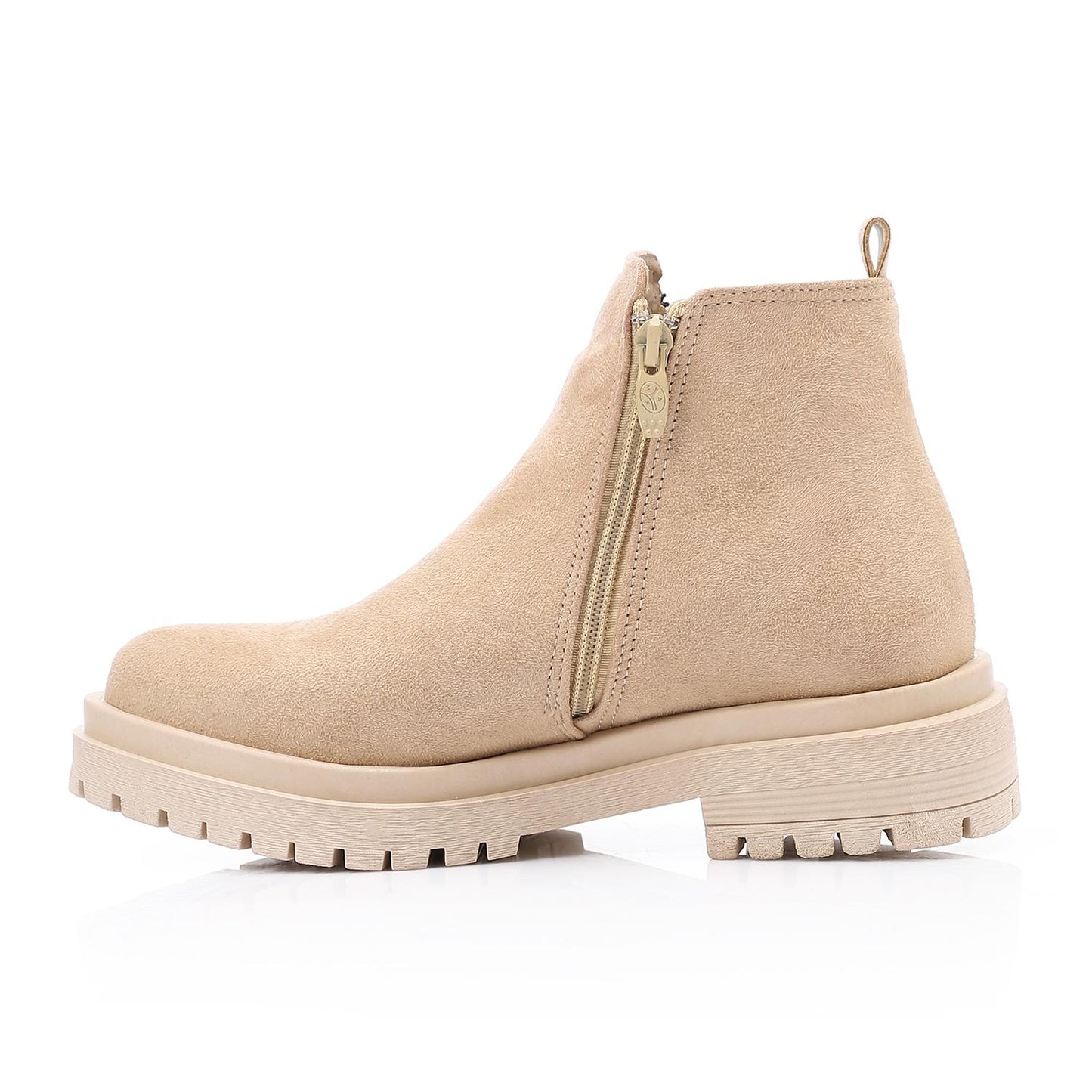 Side Zipper Ankle Boot