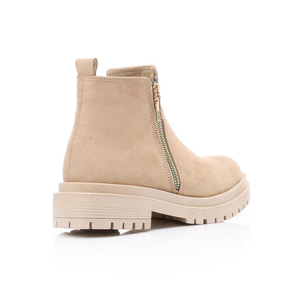 Side Zipper Ankle Boot