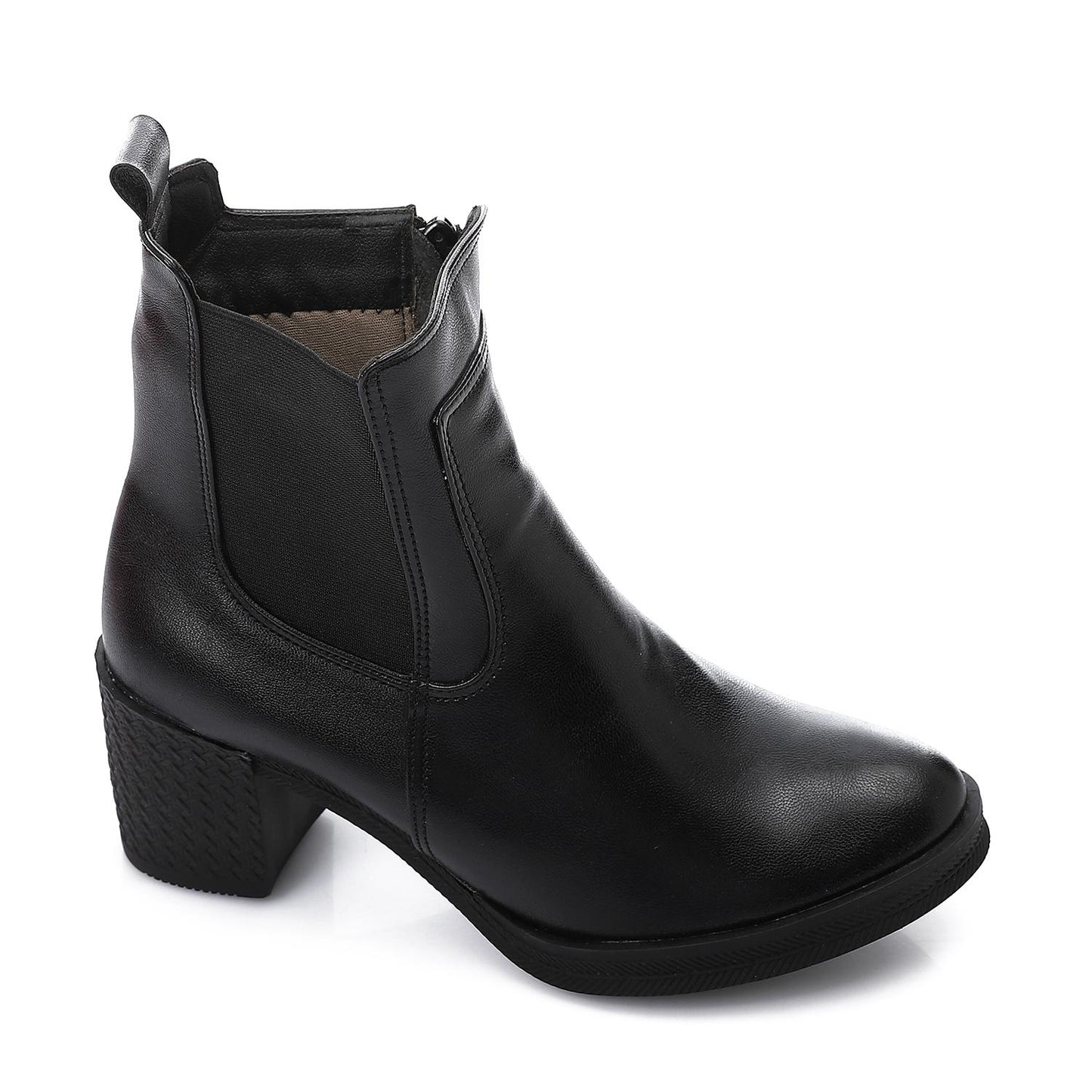 Leather Ankle Boot - 6 CM.