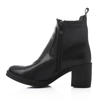 Leather Ankle Boot - 6 CM.