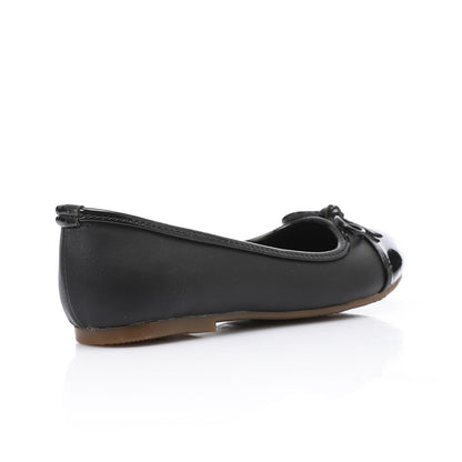 Girls Leather Soft Shoes with Bow