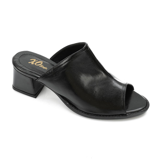 High Heel Mule Sandals Elegant Pointed Toe - 3 CM