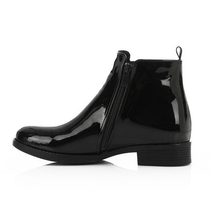 Leather Ankle Boot - 2CM.