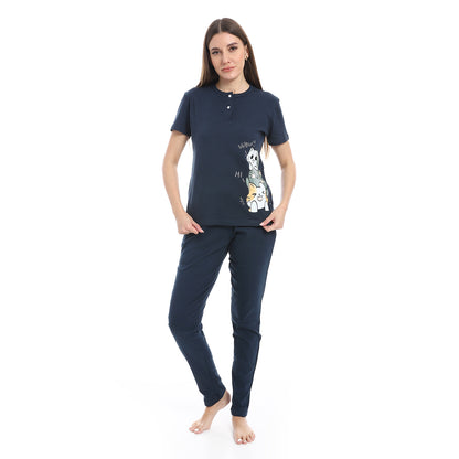 Side Printed Pajama