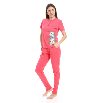 Side Printed Pajama