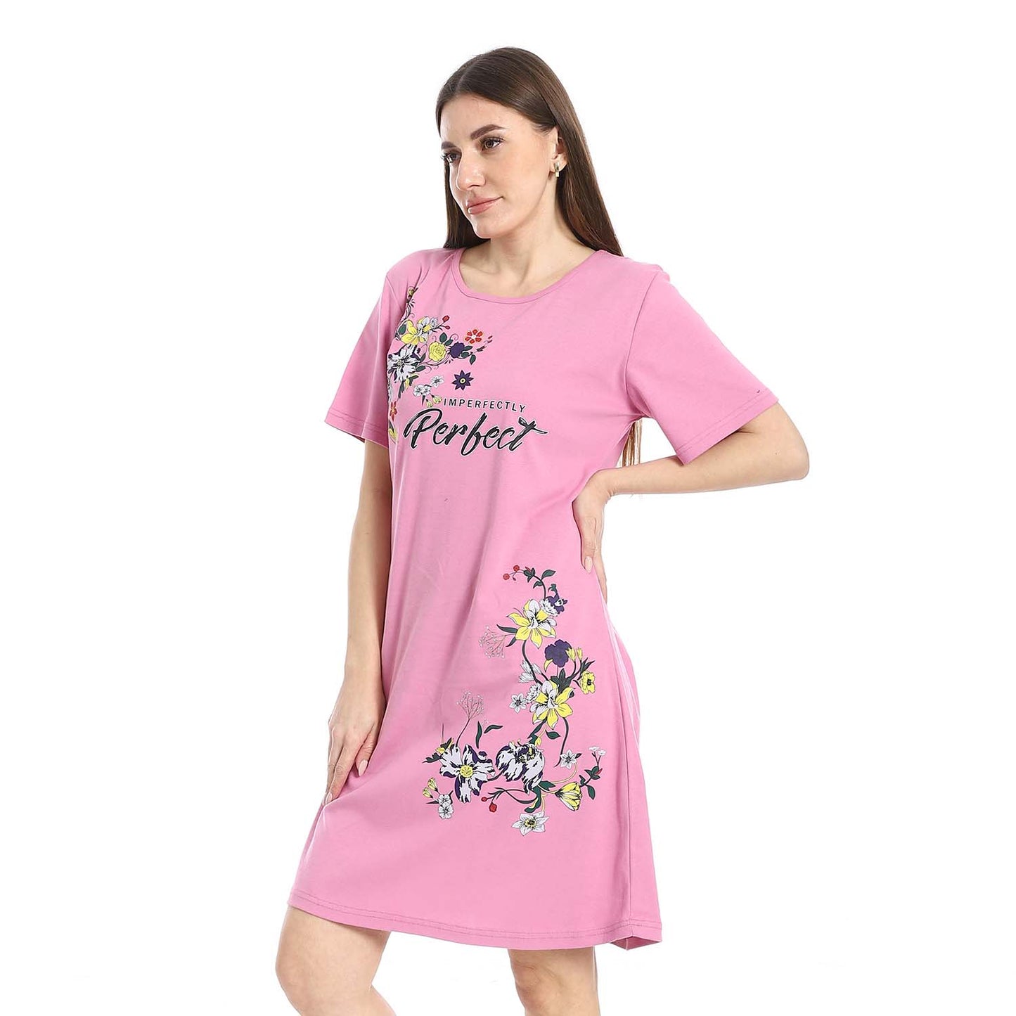 Printed Midi Sleepshirt - قميص نوم متوسط الطول مطبوع