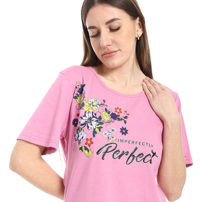 Printed Midi Sleepshirt - قميص نوم متوسط الطول مطبوع