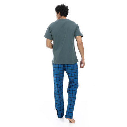 V-Neck T-Shirt & Pants Pajama Set