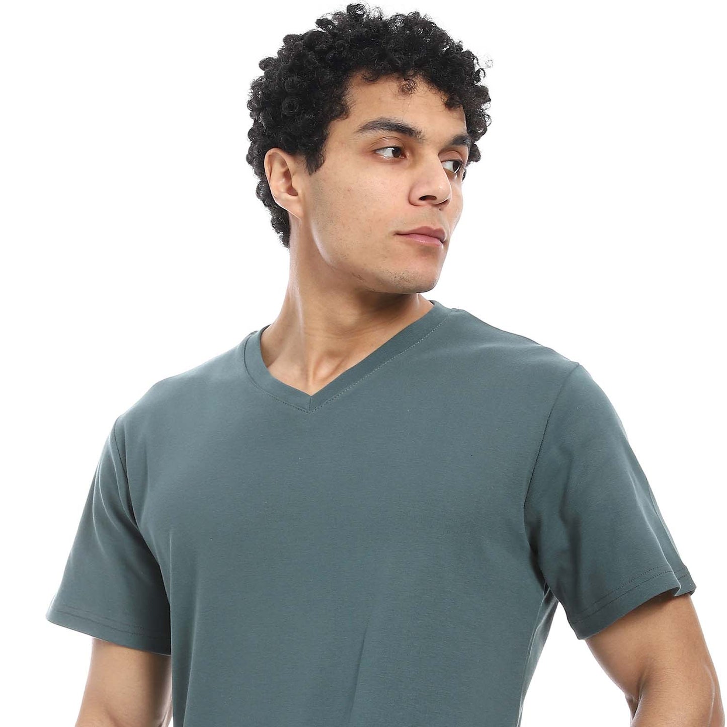 V-Neck T-Shirt & Pants Pajama Set