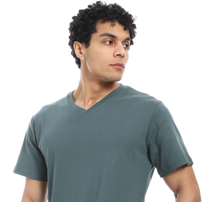 V-Neck T-Shirt & Pants Pajama Set