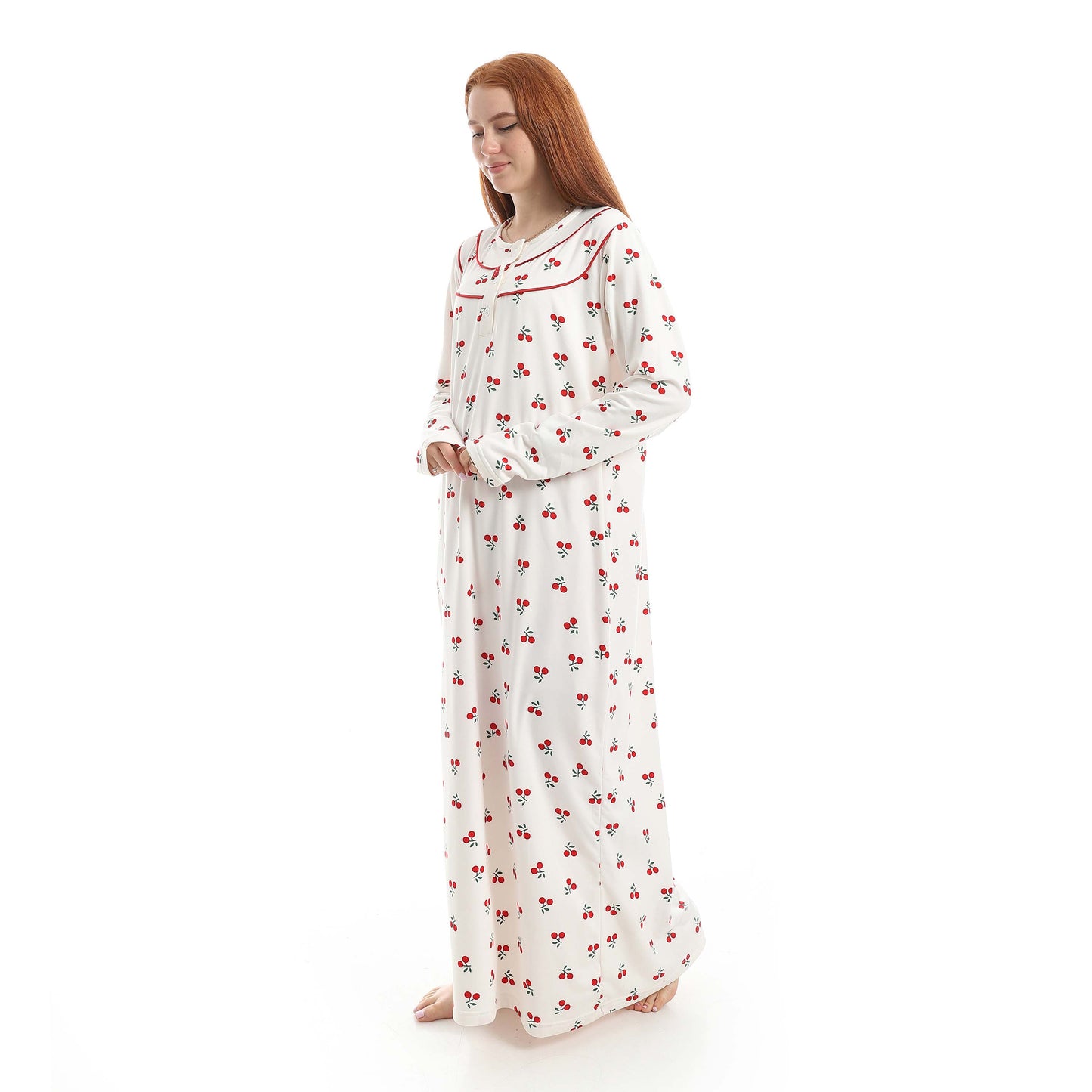 Classic Cherry Print Nightgown