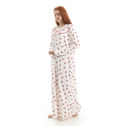 Classic Cherry Print Nightgown