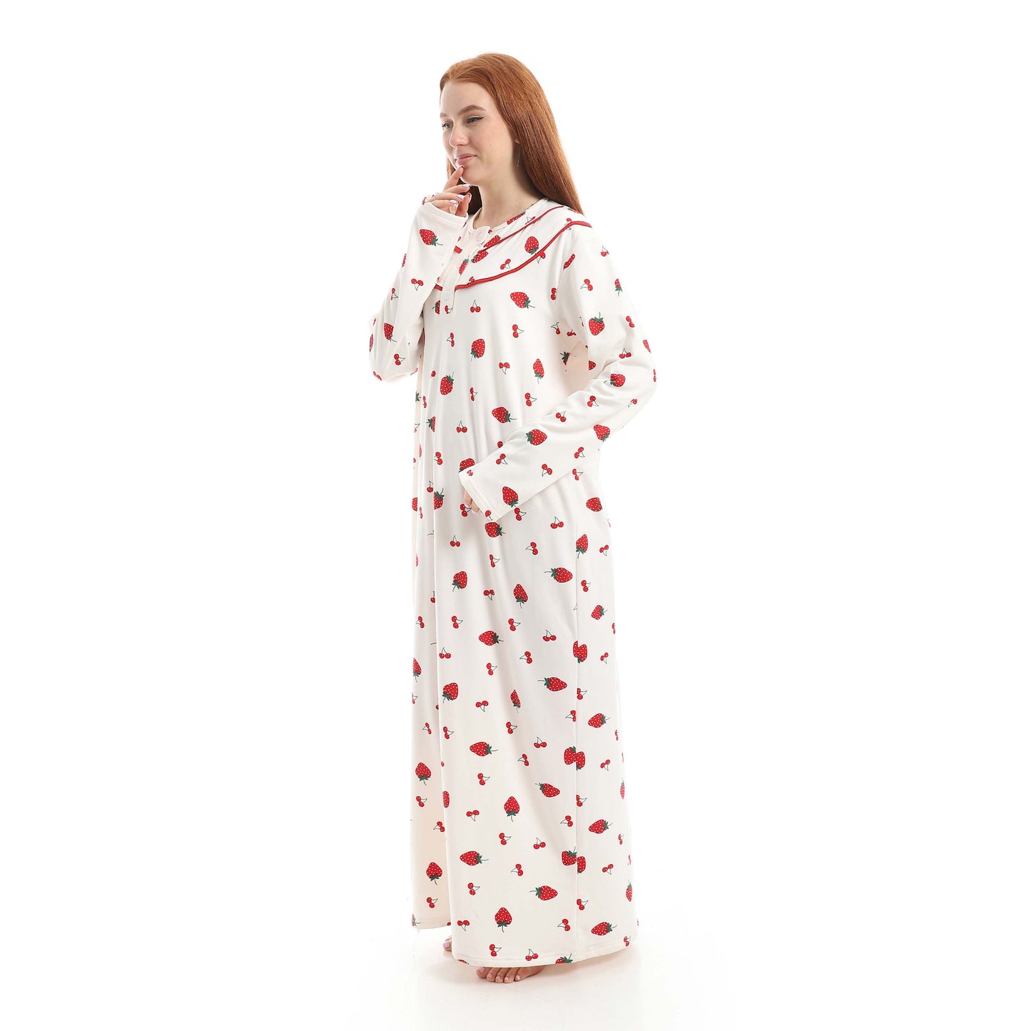 Classic Strawberry Print Nightgown