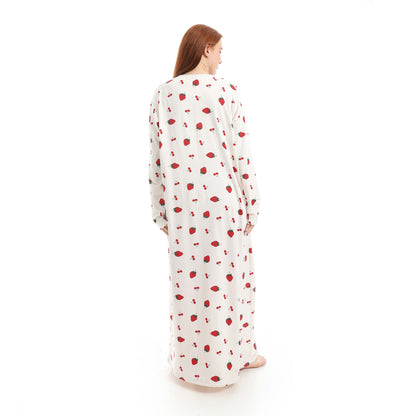 Classic Strawberry Print Nightgown