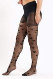 Carina Heart-Shaped Pantyhose