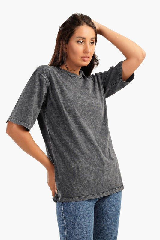 Carina Crew Neck Cotton T-Shirt