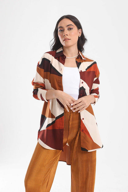 High Low Printed Shirt - Carina - ??√É¬¢√¢‚Äö¬¨√¢‚Äû¬¢????????√É∆í√Ç¬±??√É¬Ø√Ç¬ø√Ç¬Ω√É∆í√Ç¬ø??√É‚Ä†√¢‚Ç¨‚Ñ¢?√É∆í√Ç¬ø????