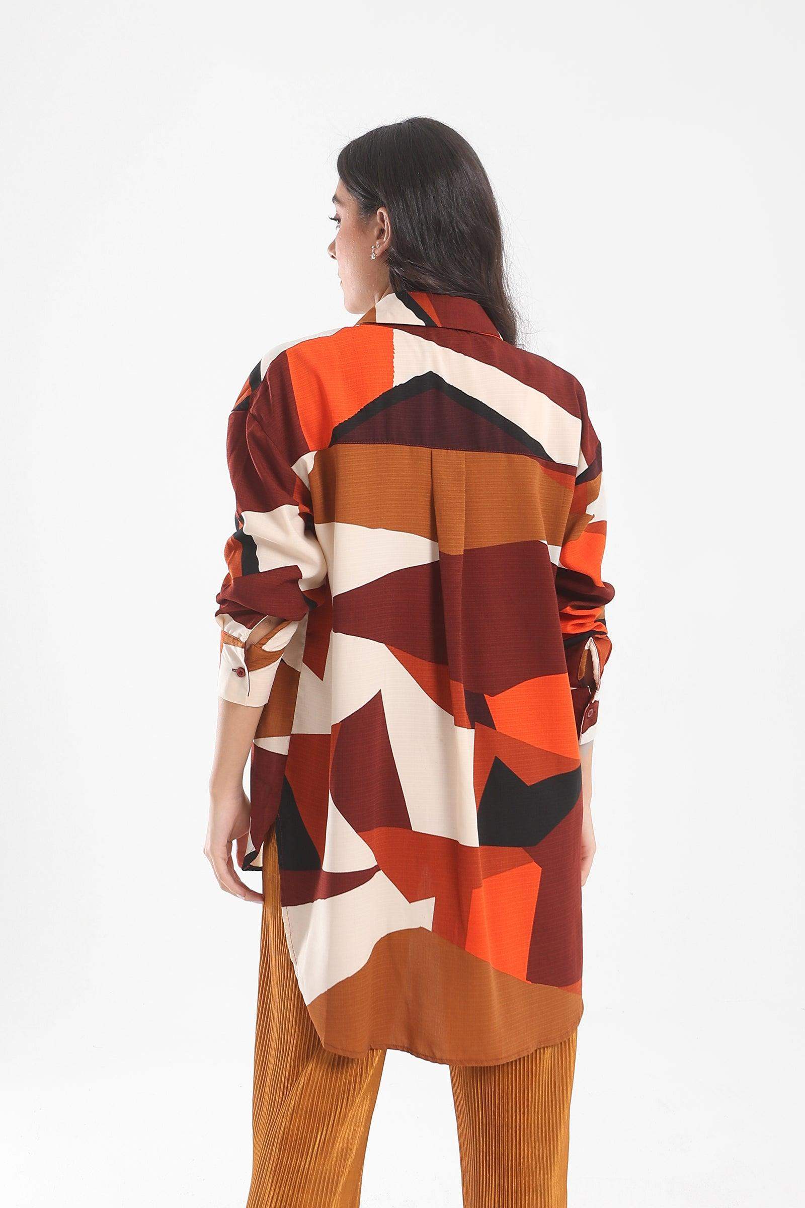 High Low Printed Shirt - Carina - ??√É¬¢√¢‚Äö¬¨√¢‚Äû¬¢????????√É∆í√Ç¬±??√É¬Ø√Ç¬ø√Ç¬Ω√É∆í√Ç¬ø??√É‚Ä†√¢‚Ç¨‚Ñ¢?√É∆í√Ç¬ø????