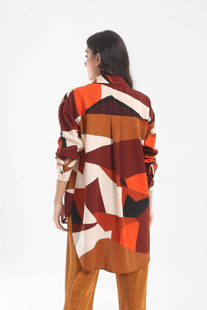 High Low Printed Shirt - Carina - ??√É¬¢√¢‚Äö¬¨√¢‚Äû¬¢????????√É∆í√Ç¬±??√É¬Ø√Ç¬ø√Ç¬Ω√É∆í√Ç¬ø??√É‚Ä†√¢‚Ç¨‚Ñ¢?√É∆í√Ç¬ø????