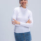 Carina Pack of 3 High Neck Long Sleeve Cotton Top