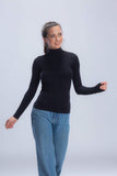 Carina High Neck Long Sleeve Top