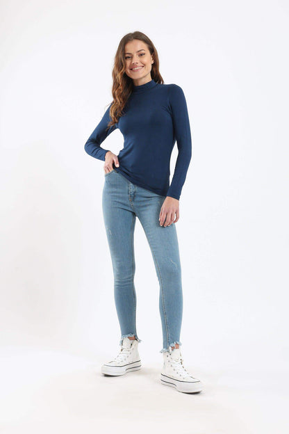 High Neck Long Sleeve Top - Carina - ??Ã¢â‚¬â„¢????????ÃƒÂ±??Ã¯Â¿Â½ÃƒÂ¿??Ã†â€™?ÃƒÂ¿????
