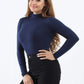 Carina High Neck Long Sleeve Top