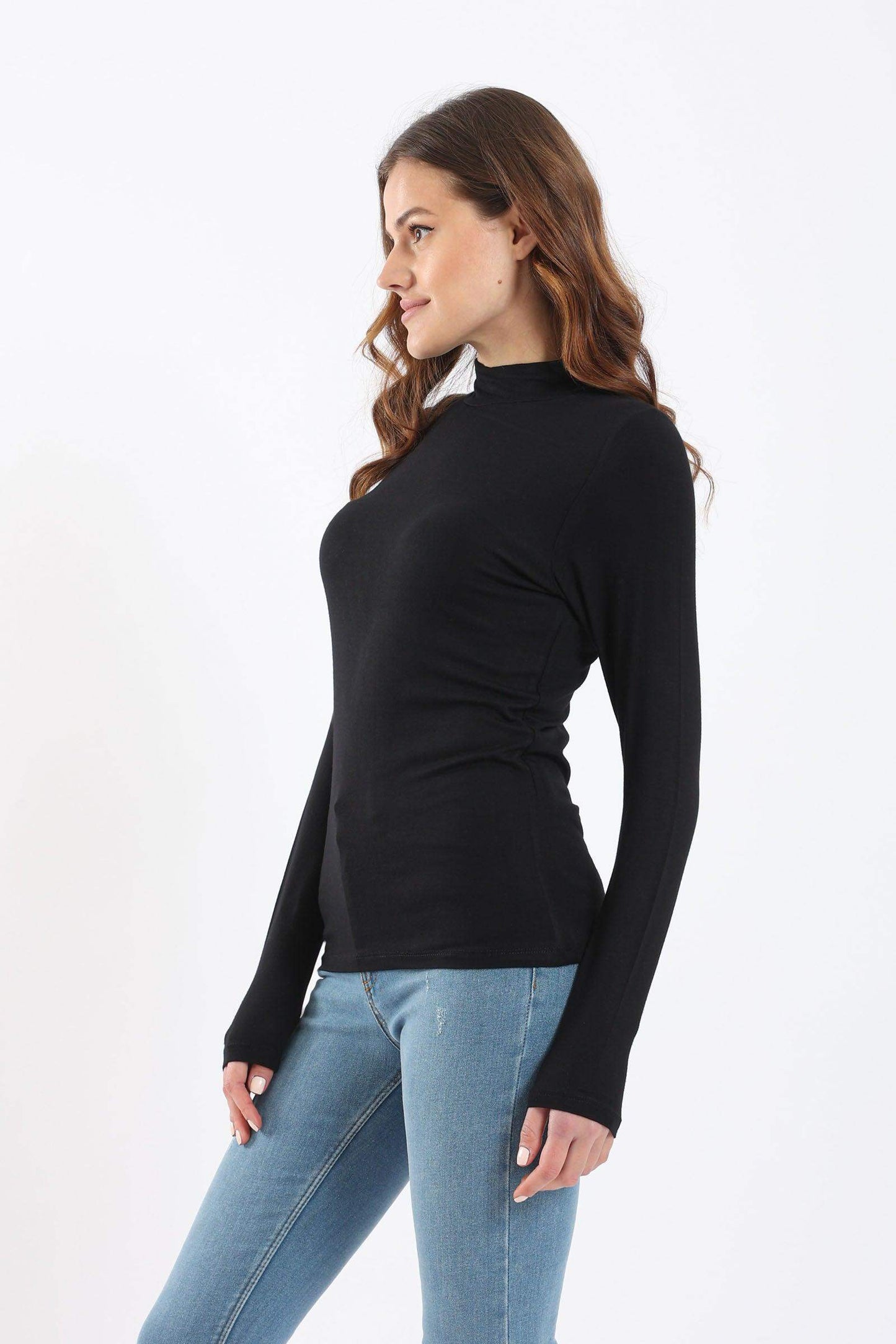 High Neck Long Sleeve Top - Carina - ??Ã¢â‚¬â„¢????????ÃƒÂ±??Ã¯Â¿Â½ÃƒÂ¿??Ã†â€™?ÃƒÂ¿????
