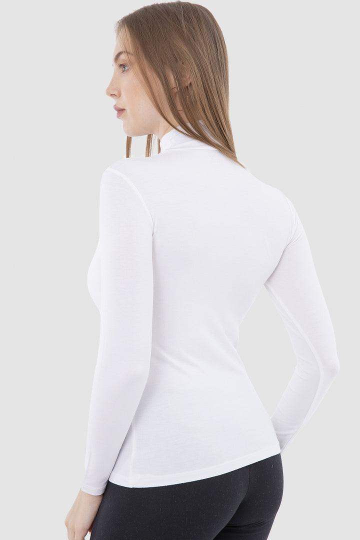 Carina High Neck Long Sleeve Top