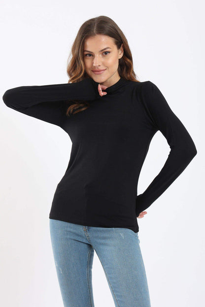 High Neck Long Sleeve Top - Carina - ??Ã¢â‚¬â„¢????????ÃƒÂ±??Ã¯Â¿Â½ÃƒÂ¿??Ã†â€™?ÃƒÂ¿????