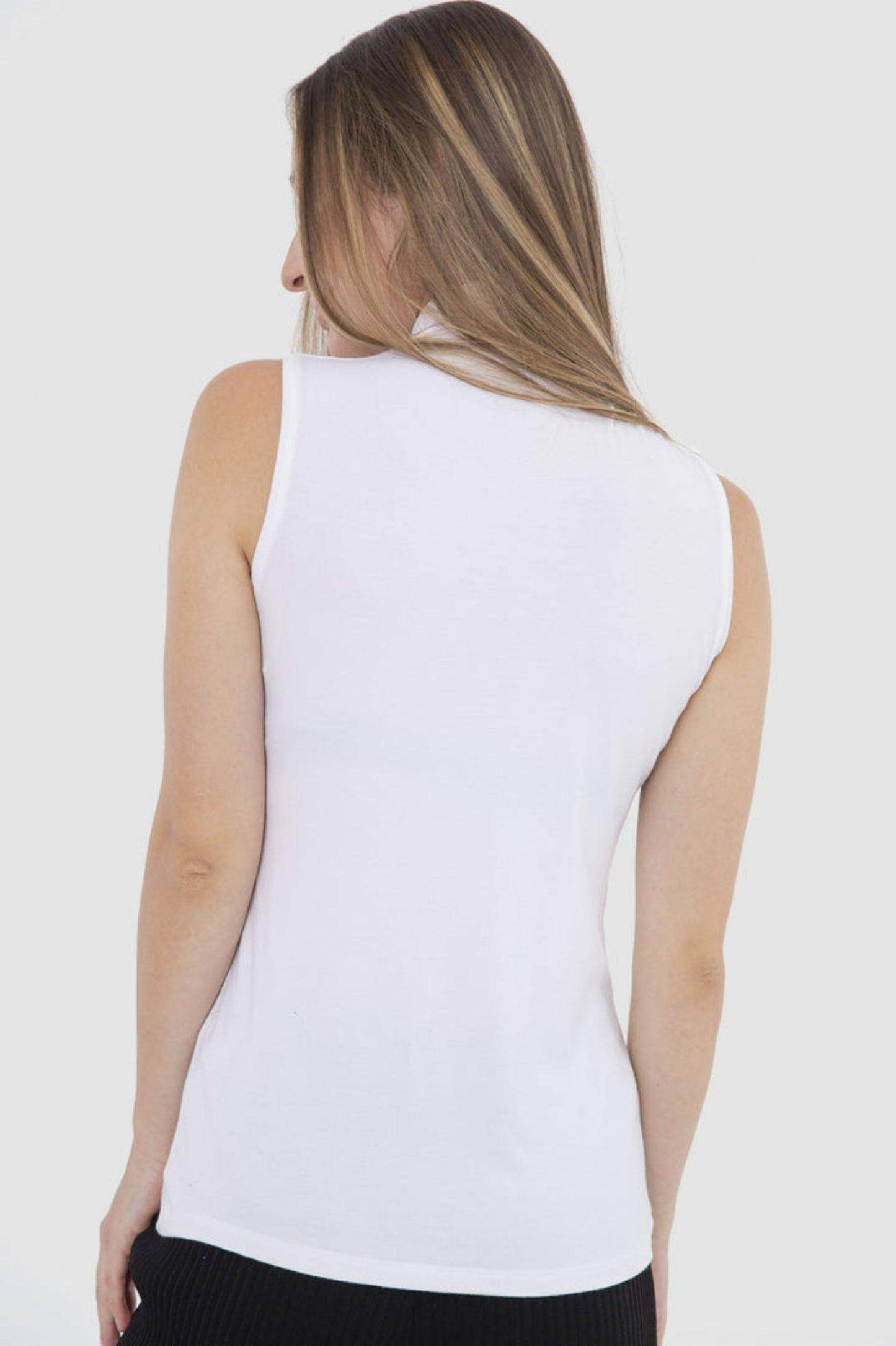 Carina High Neck Sleeveless Top