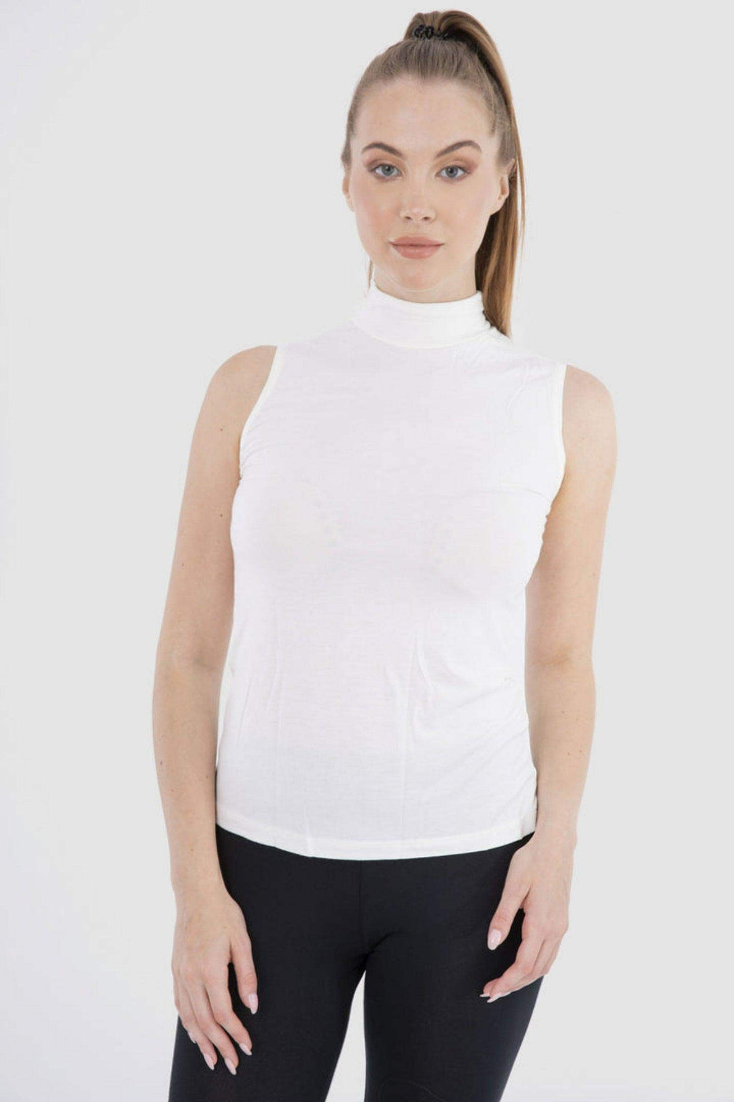 Carina High Neck Sleeveless Top