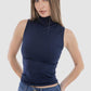 Carina High Neck Sleeveless Top