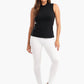 Black High Neck Slim Fit Top