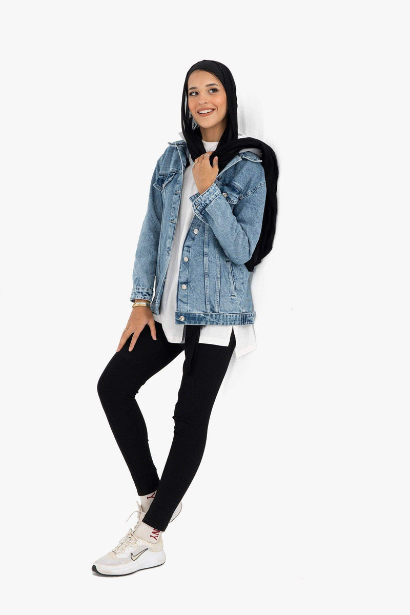 Carina Hooded Denim Jacket